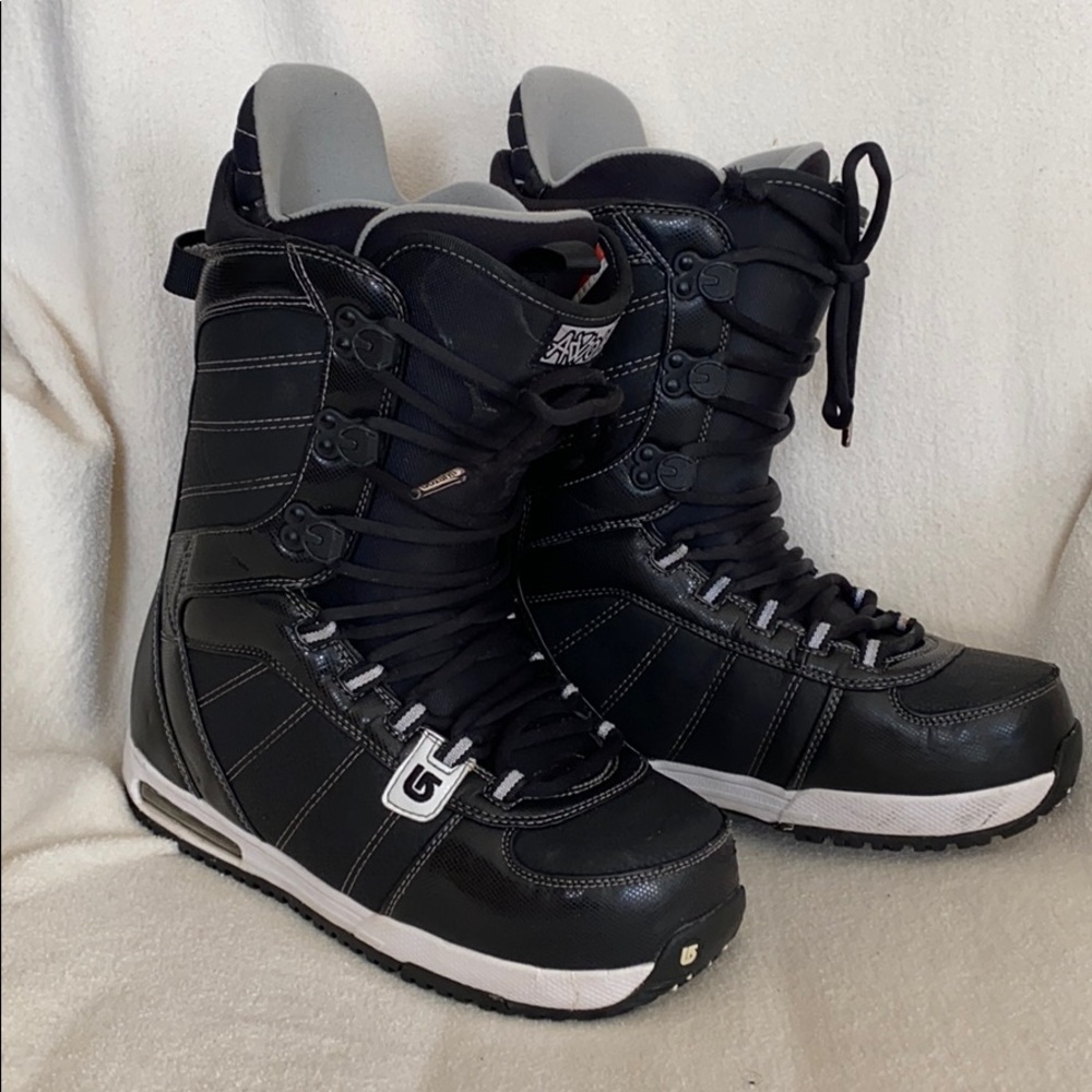 Burton Snowboard black boots, AWOL, Mens size 10